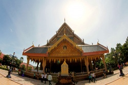 Editorial use only - thailand - june 28 phra buddha model in wat nearamit vipasana, dansai, loei, thailand on june 28 , 2014 in thailand