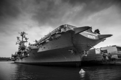 Intrepid museum at Hudson, Manhattan, New York City.