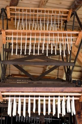 Medieval candle making machine