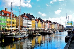 Historic Entertainment District of Nyhavn in Denmark