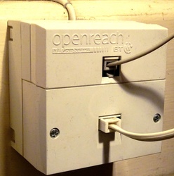 Telephone And Internet Supply Socket