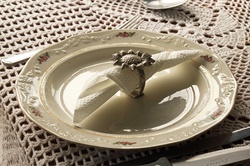 Dinner plate setting