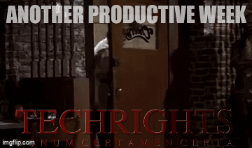 Another productive week; Sunday already!