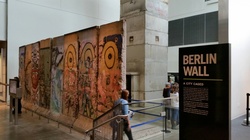Berlin Wall section at Newseum in Washington, DC