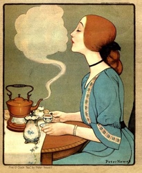 Five O Clock Tea 1905 Public Domain Art By Peter Newell