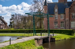 Rumbeke Castle is a castle in Rumbeke, a sub-municipality of Roeselare. An old manual bridge from the 18th century.