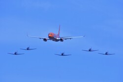 Mango 737 airline and jets
