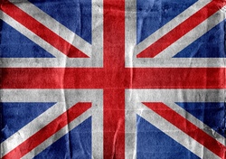 National flag of UK, the United Kingdom of Great Britain and Northern Ireland idea design