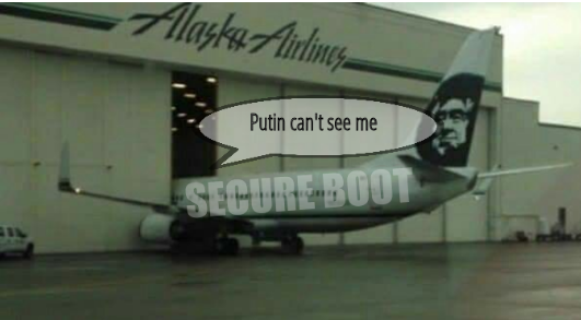 Secure boot: Putin can't see me
