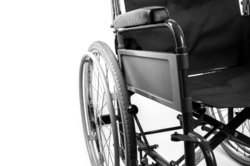 Wheelchair Isolated on White Background