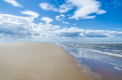 Beach, sea and blue sky