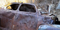 Bullet Ridden 1941 Ford