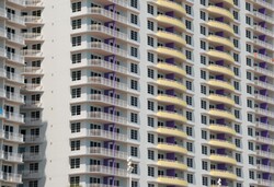 Condominiums on the beach