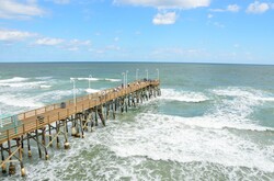 View from above Jacksonville Beach Pier