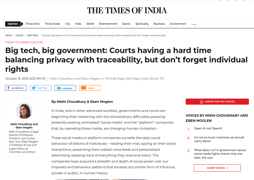Big tech, big government: Courts having a hard time balancing privacy with traceability, but don’t forget individual rights