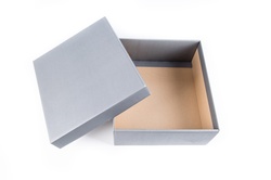 Carton box isolated on the white Background