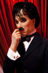 Charlie Chaplin wax figure