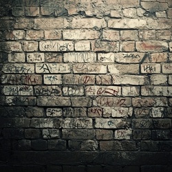 Brick Wall Graffiti Grunge Art