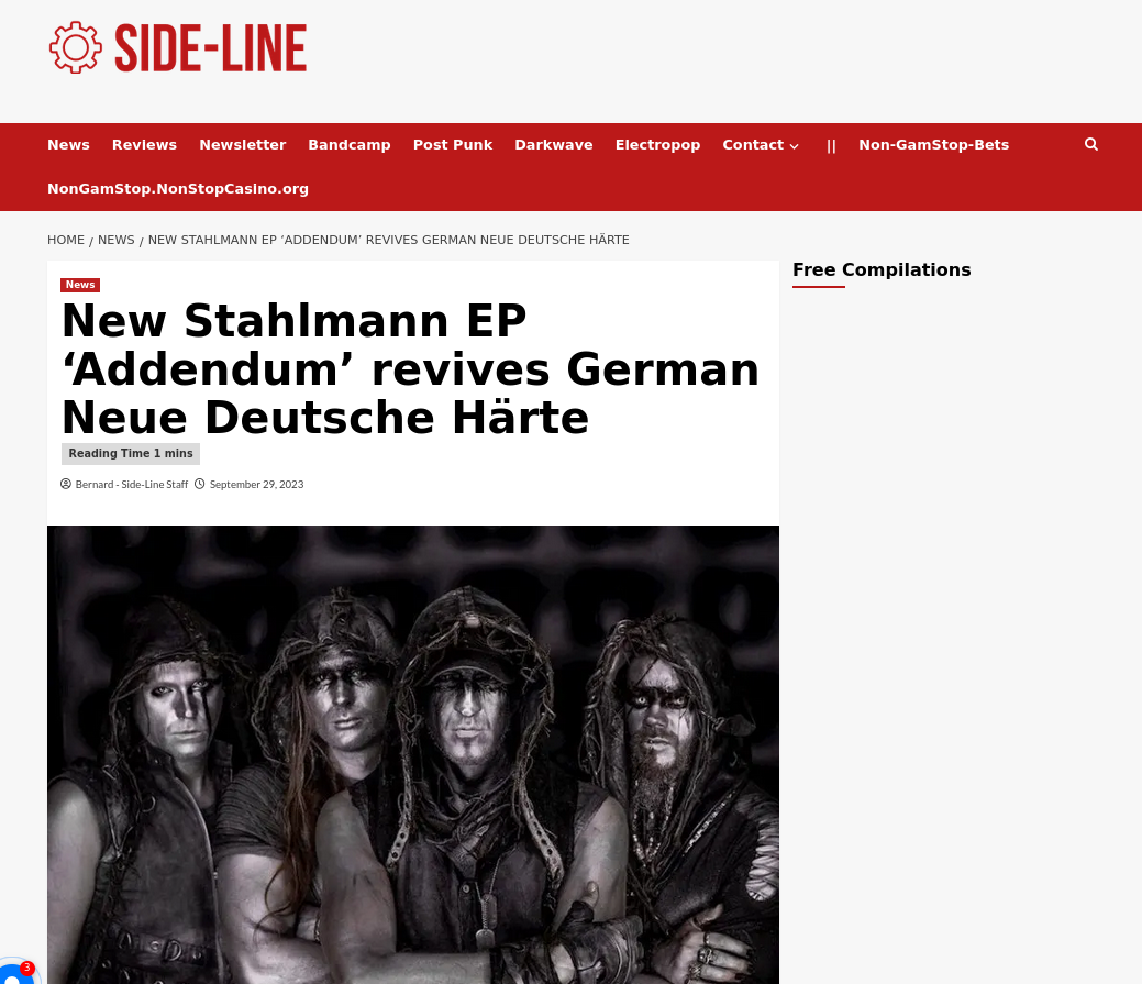 New Stahlmann EP ‘Addendum’ revives German Neue Deutsche Härte
