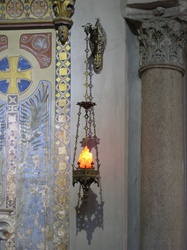 An interior wall-lantern.