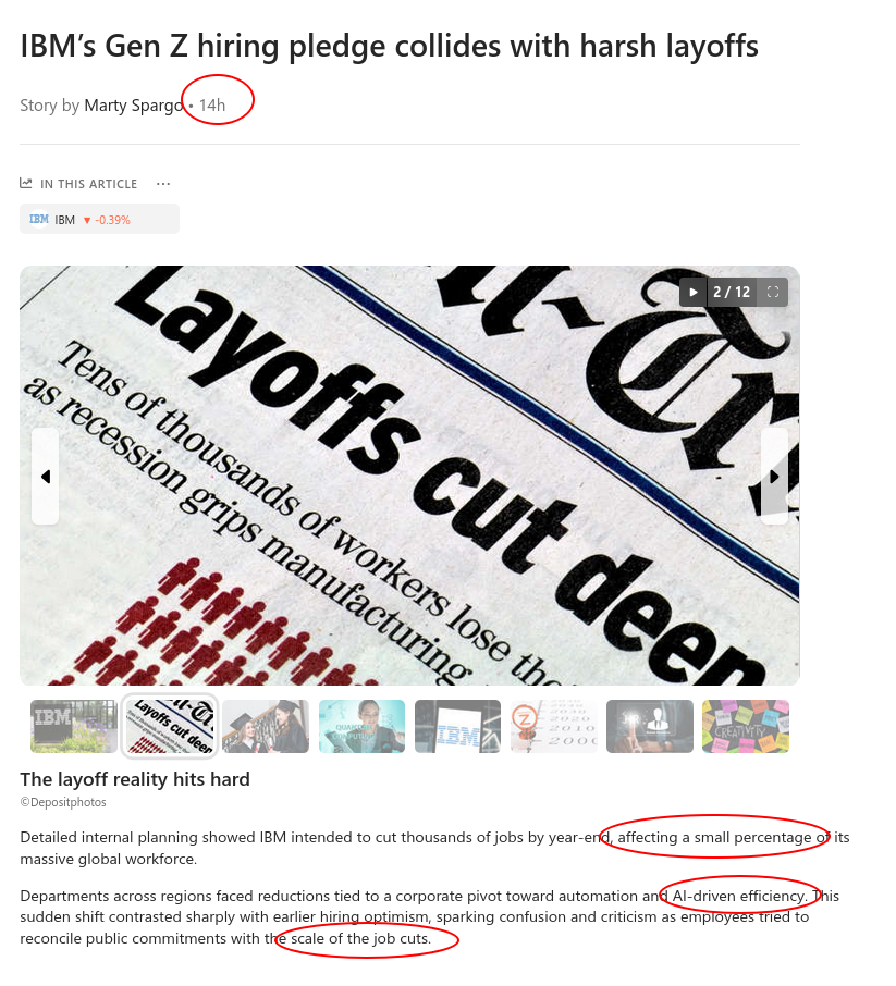 IBM’s Gen Z hiring pledge collides with harsh layoffs