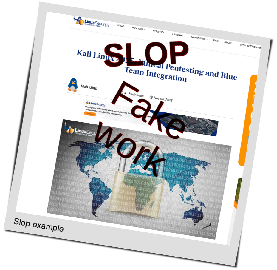 Slop or fake: Kali Linux 2025: Ethical Pentesting and Blue Team Integration