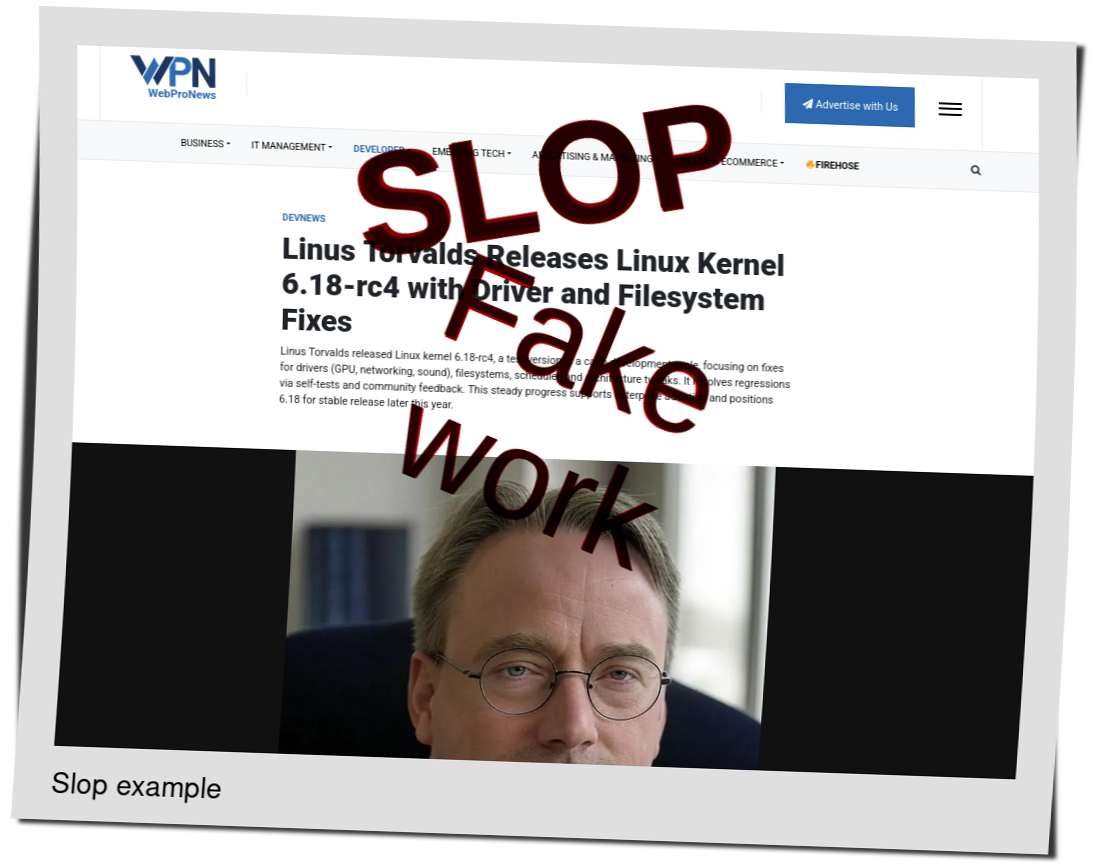 Slop or fake: Linus Torvalds Releases Linux Kernel 6.18-rc4 with Driver and Filesystem Fixes