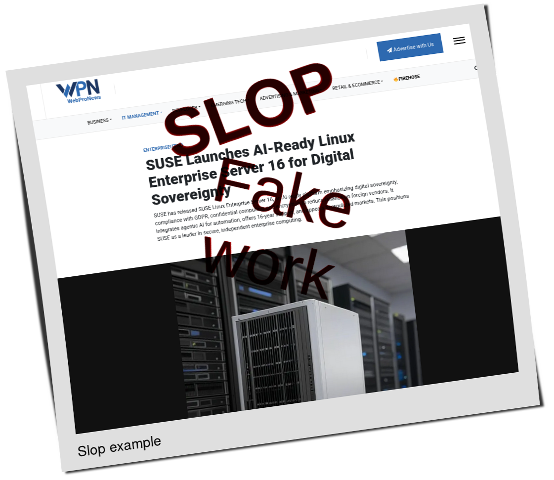 Slop or fake: SUSE Launches AI-Ready Linux Enterprise Server 16 for Digital Sovereignty