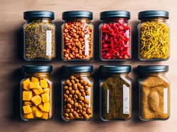 Seasonings In Jars