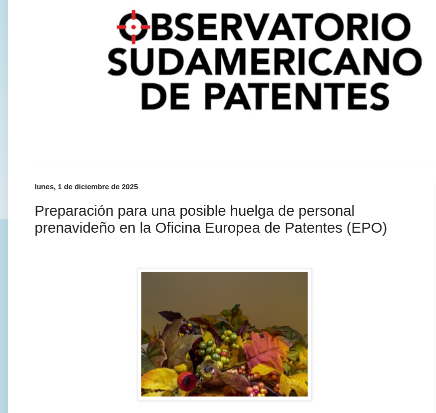 Preparación para una posible huelga de personal prenavideño en la Oficina Europea de Patentes (EPO)