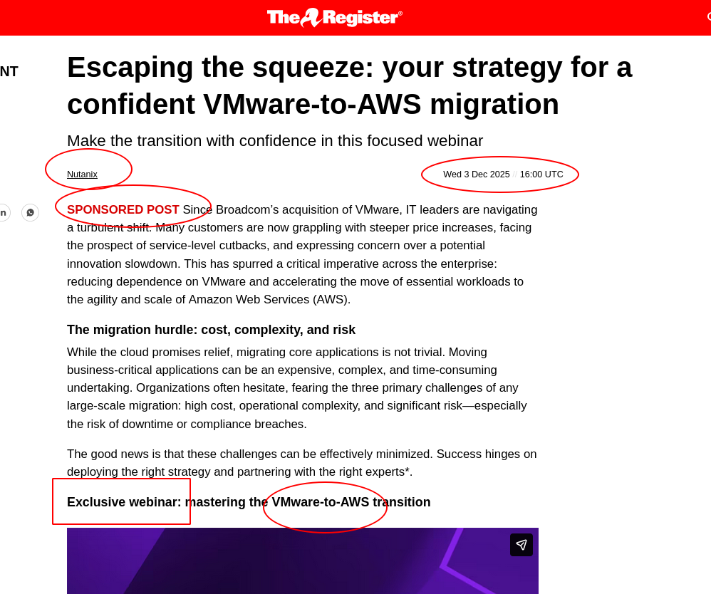 Exclusive webinar: mastering the VMware-to-AWS transition