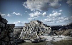 Courtyard Devin Castle, Slovakia