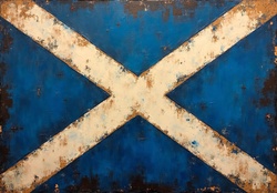 Scotland Flag Illustration