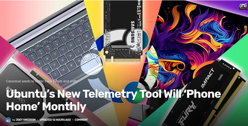 Ubuntu’s New Telemetry Tool Will ‘Phone Home’ Monthly