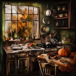 Vintage Kitchen Thanksgiving