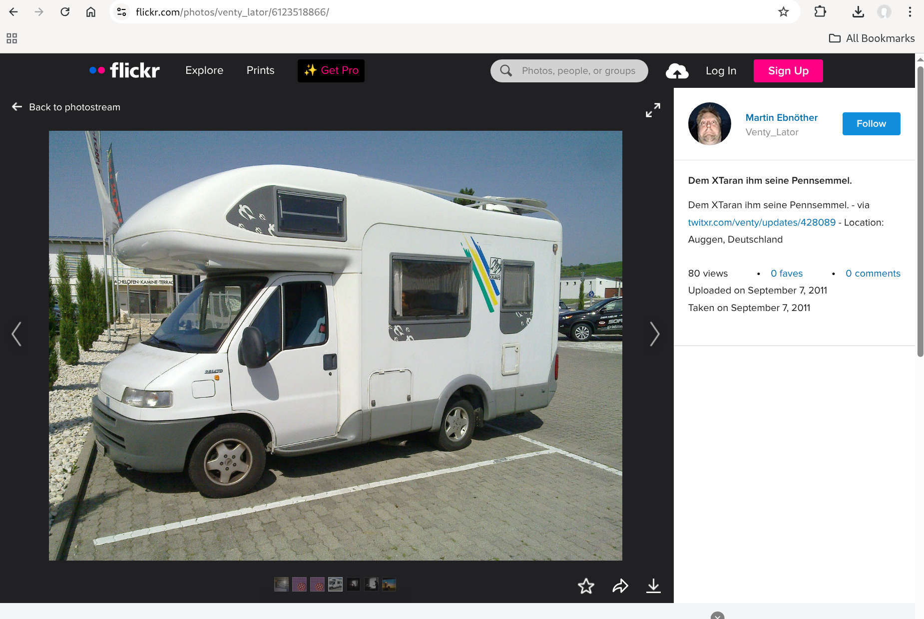 Axel Beckert, XTaran, Martin Ebnoether, Venty, campervan