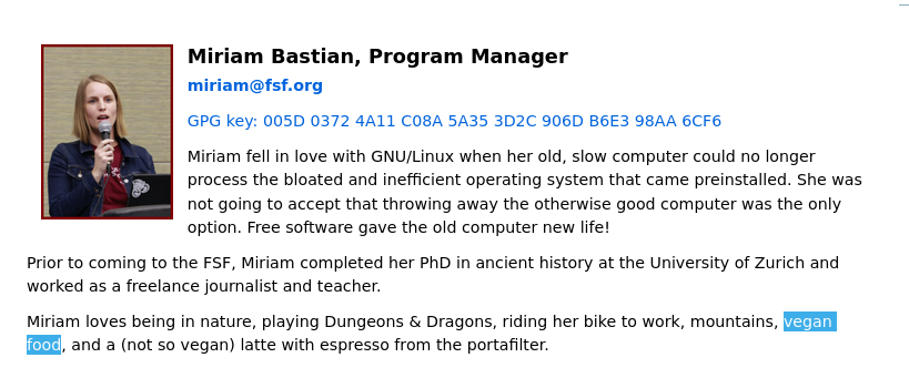 Miriam loves being in nature, playing Dungeons and Dragons, riding her bike to work, mountains, vegan food, and a (not so vegan) latte with espresso from the portafilter.
