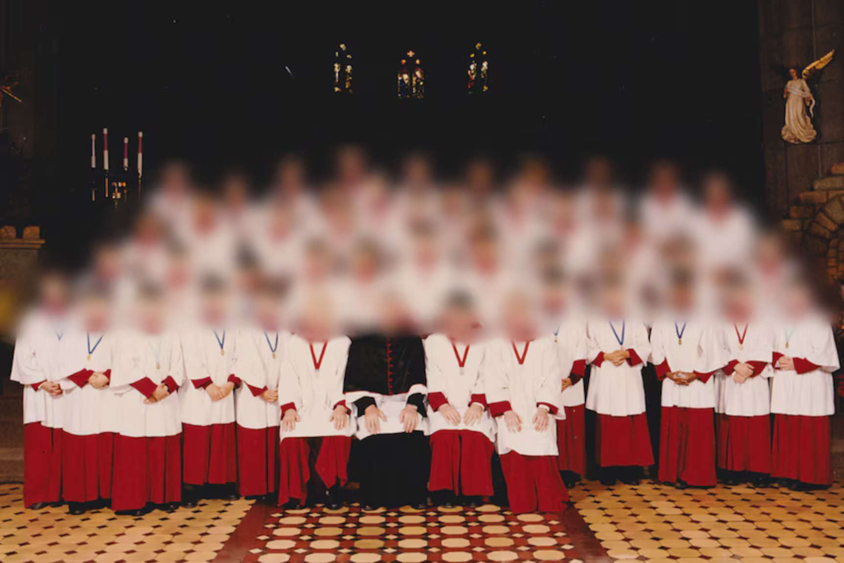 Richard Oulevey, Cardinal George Pell, Grandcour Men's Choir, St Patrick's, St Kevin's, choir