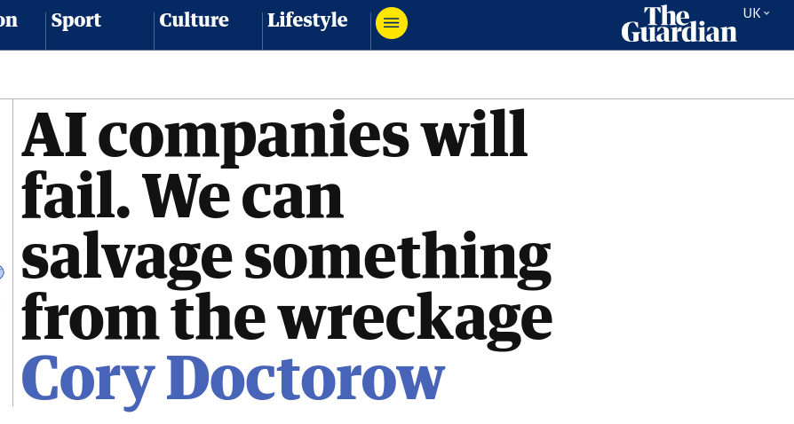 AI companies will fail. We can salvage something from the wreckage