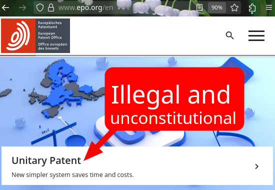 Unified Patent Court: Illegal and unconstitutional