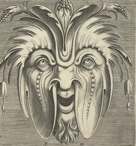 tunning mask designs from the hand of Flemish engraver Frans Huys