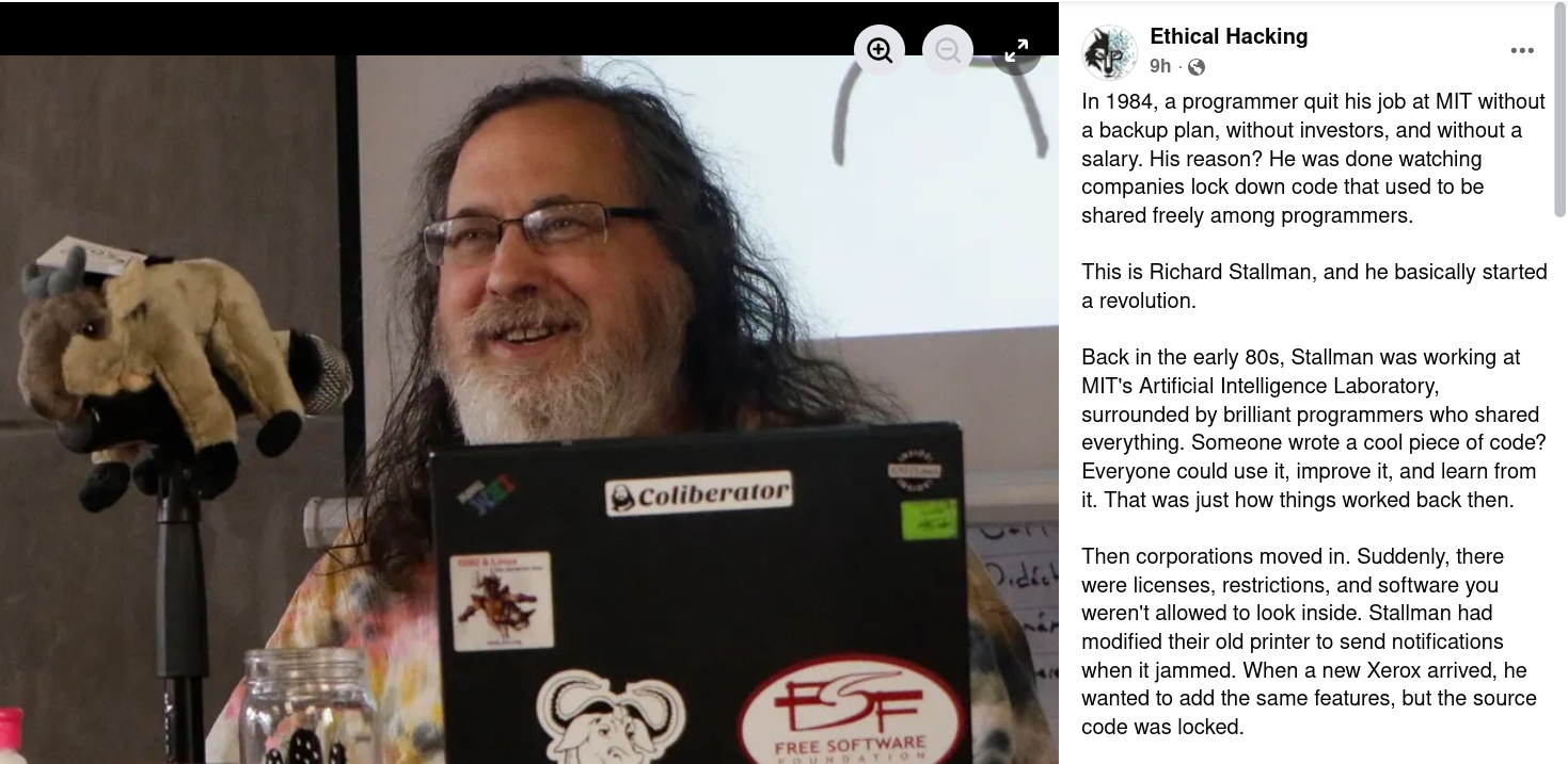 In 1984, a programmer quit his job at MIT without a backup plan, without investors, and without a salary. His reason? He was done watching companies lock down code that used to be shared freely among programmers.