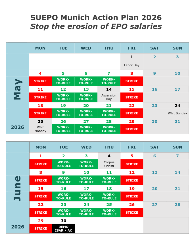SUEPO Munich Action Plan 2026