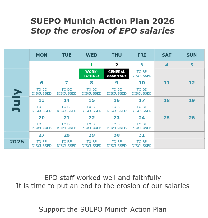 SUEPO Munich Action Plan 2026