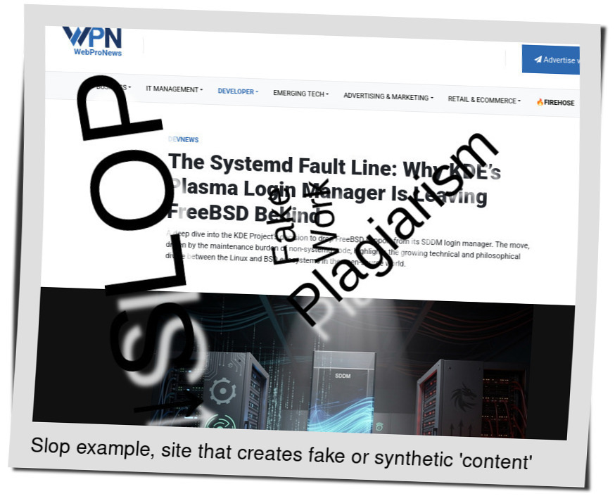 Slop or fake: The Systemd Fault Line: Why KDE’s Plasma Login Manager Is Leaving FreeBSD Behind