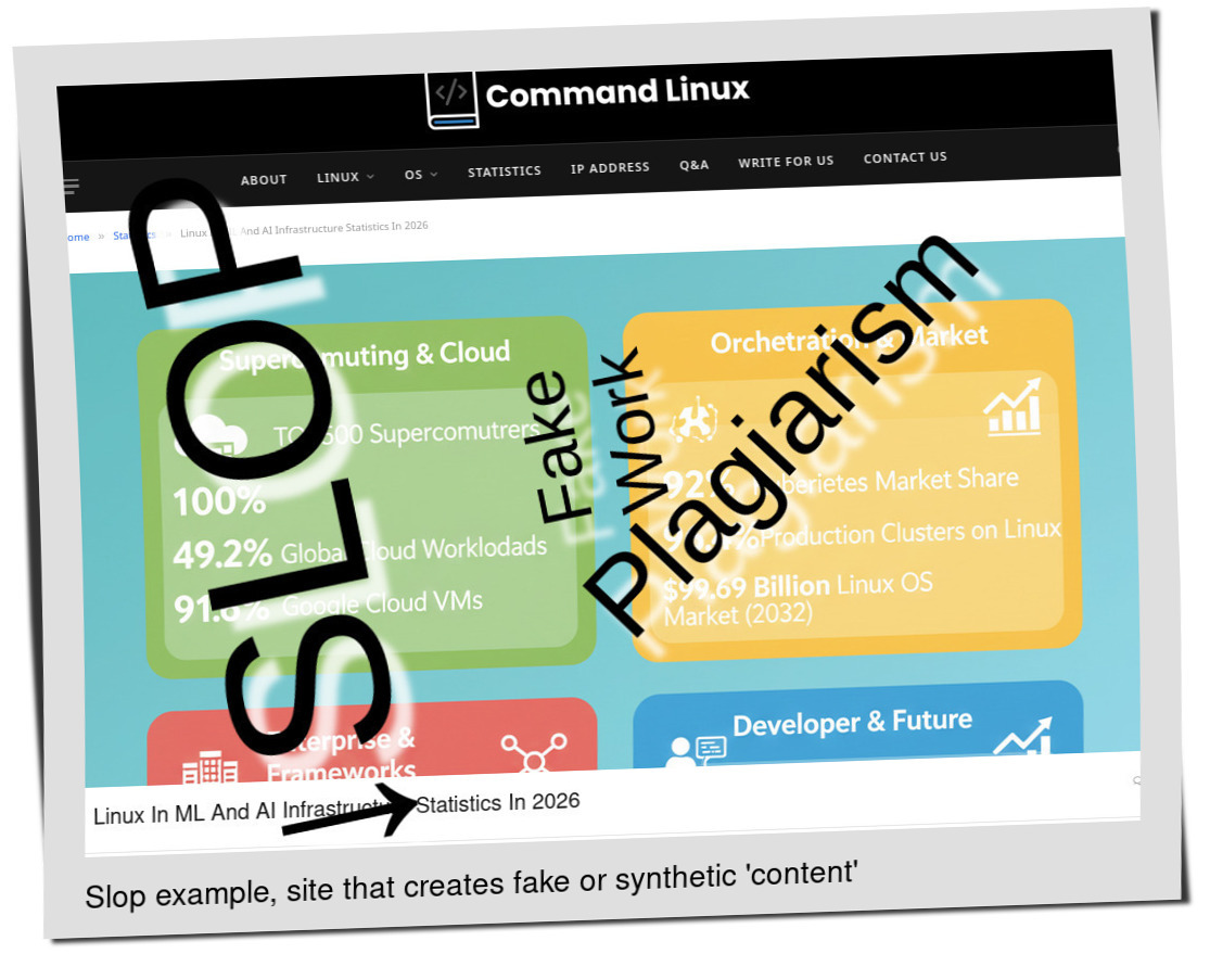 Slop or fake: Linux In ML And AI Infrastructure Statistics In 2026
