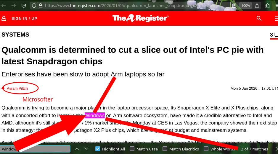 Microsofter: Qualcomm is determined to cut a slice out of Intel's PC pie with latest Snapdragon chips