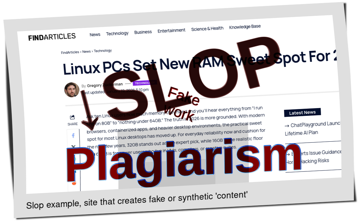 Slop or fake: Linux PCs Set New RAM Sweet Spot For 2026