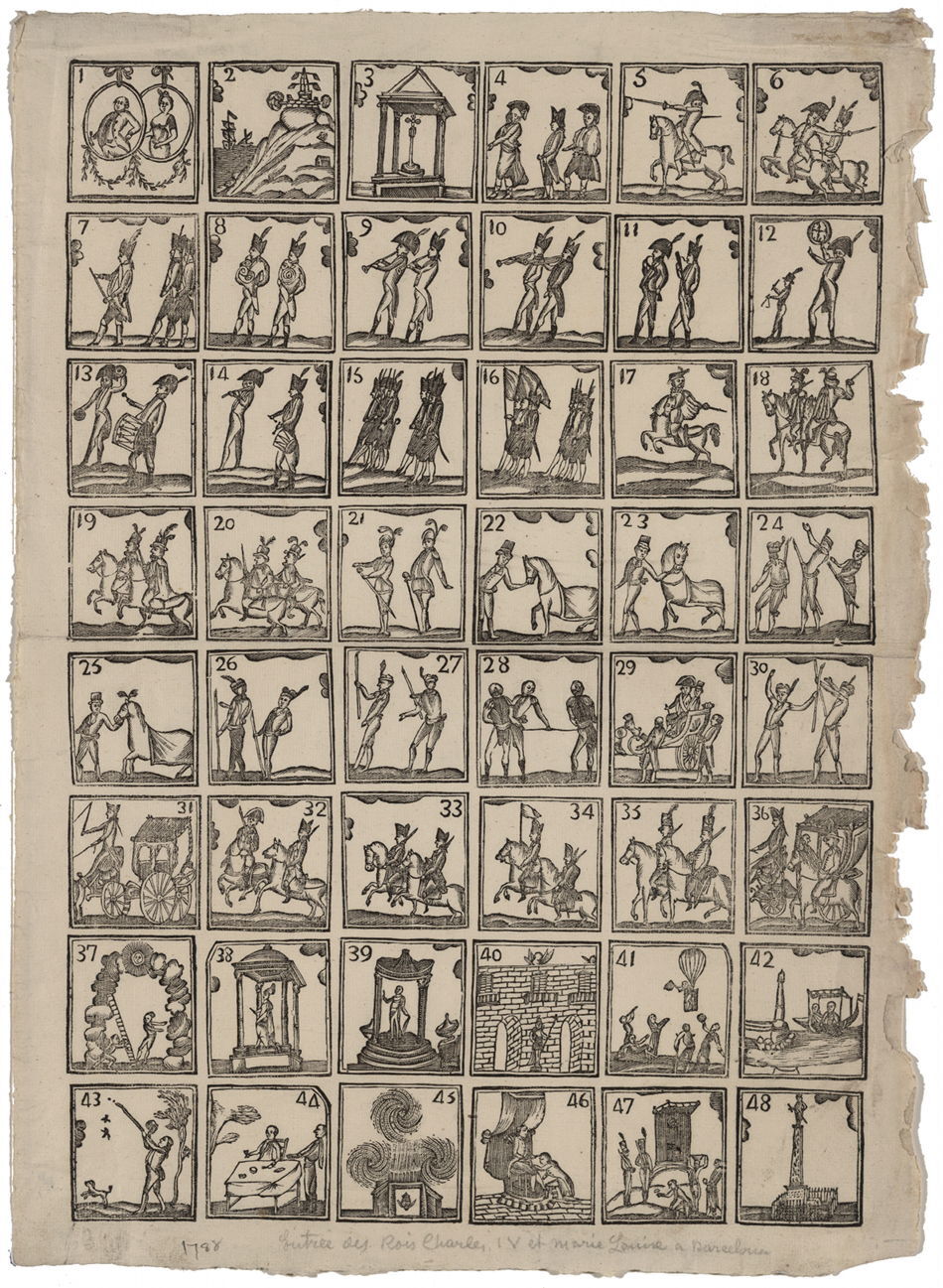 Scenes relating to the life of Charles IV, King of Spain