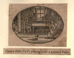 Playing With a Painted Baby